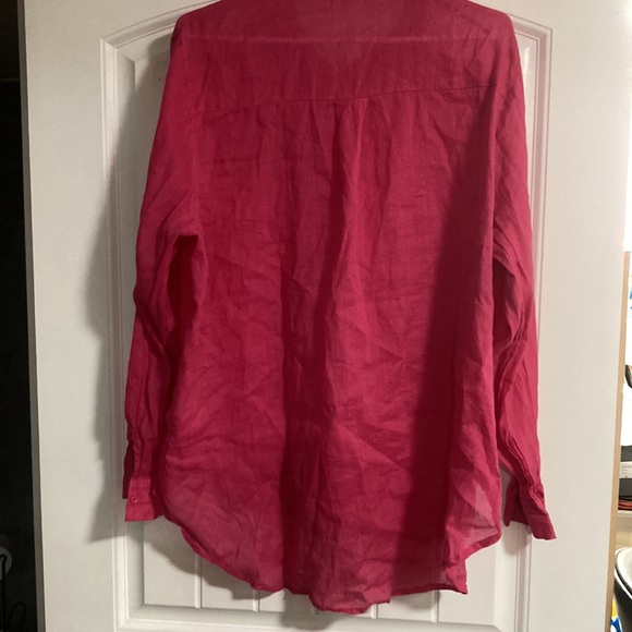 Molly Bracken pink light weight sheer blouse - Picture 2 of 4